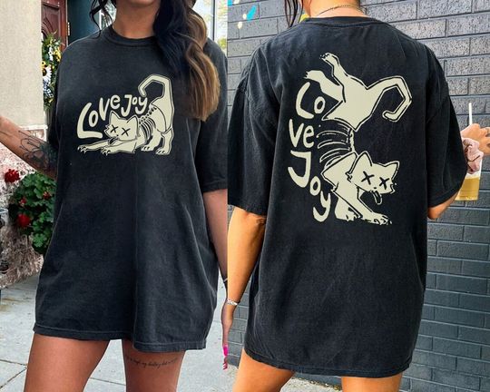 Lovejoy The Lazy Cat 2 Sides Shirt, Lovejoy North Autumn Tour 2024