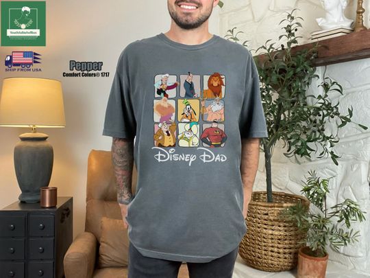 Discover Disneyworld Dad Characters Shirt, Fathers Day T-shirt, Daddy Shirt