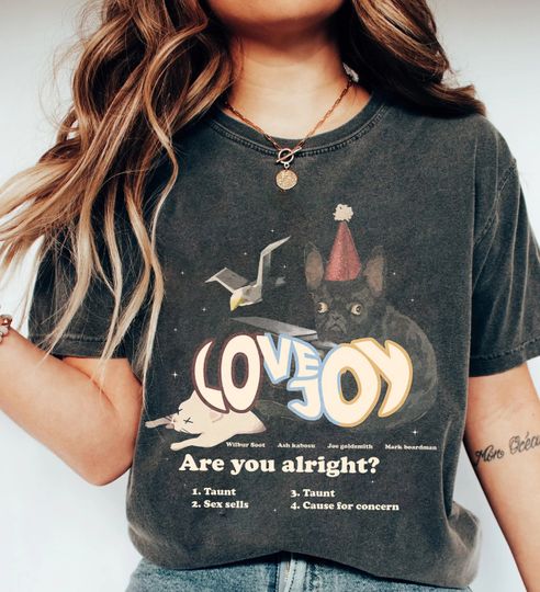 Discover Band Lovejoy Album Are You Alright Shirt, The Lazy Cat, Lovejoy Tour 2024 Band Music