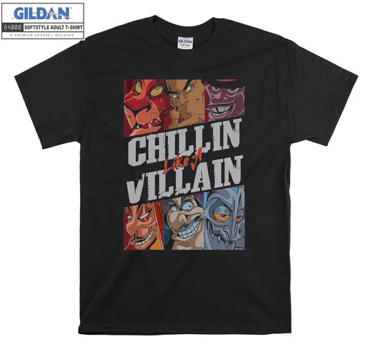 Disney Villains Chillin Like T-shirt
