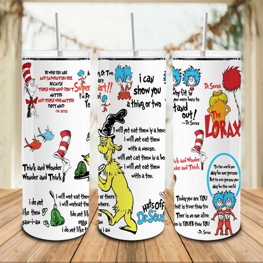 Discover Cartoon Character 20oz Tumbler, Why Fit In When You Born To Stand Out