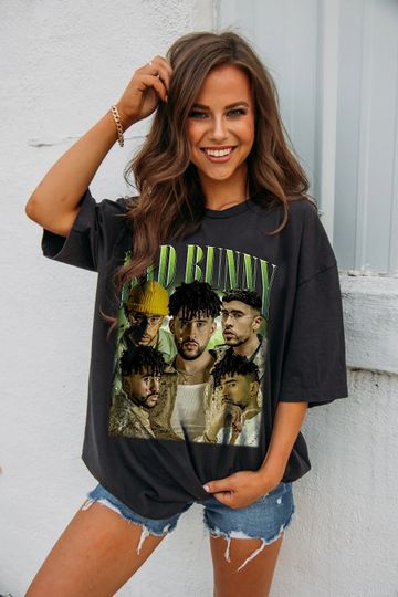 Vintage Bad Bunny Most Wanted Tour Shirt, Bad Bunny Tour 2024 TShirt
