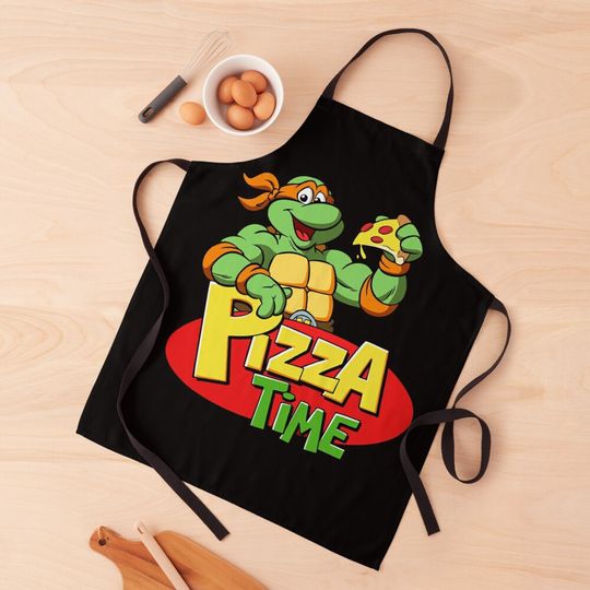 Turtle Pizza TMNT Teenage Mutant Ninja Turtles Apron