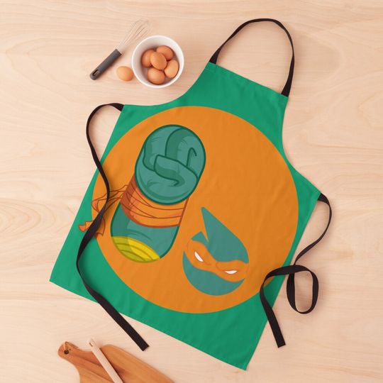 MICHELANGELO TMNT Teenage Mutant Ninja Turtles Apron