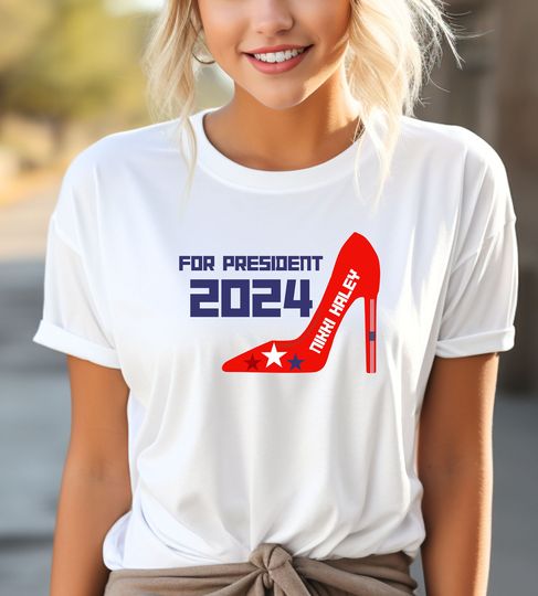 Discover Nikki Haley T-Shirt, Nikki Haley 2024 Shirt, Nikki Haley President 2024 Shirt