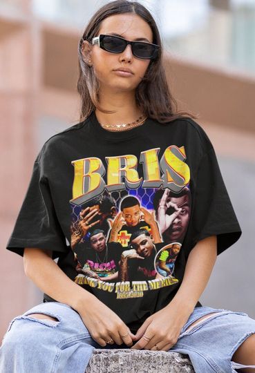 Discover Bris Hiphop TShirt, Bris Vintage Shirt, Bris RnB Rapper Shirt
