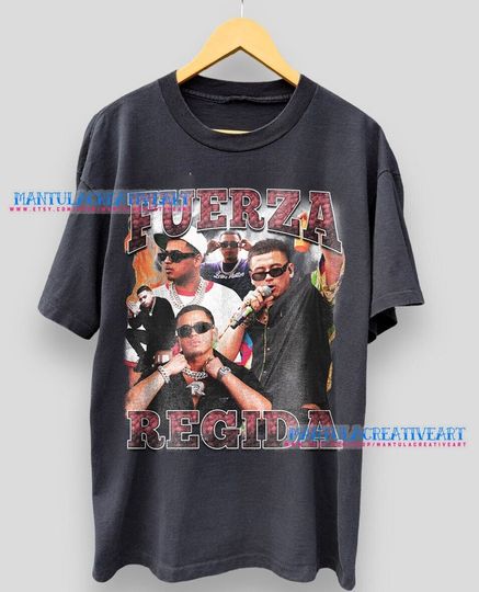Discover Fuerza Regida vintage look shirt, playera regional mexicano Tshirt, Furerza Regida Tshirt
