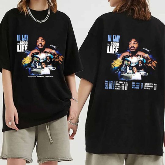 Discover Lil Tjay Good Life Tour Canada 2024 Shirt
