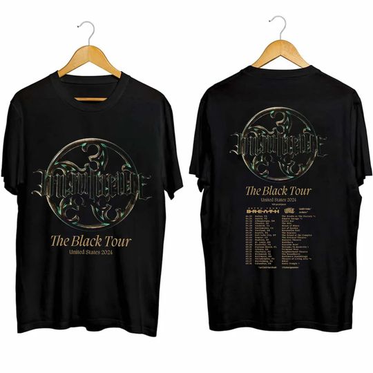 Imminence The Black Tour 2024 Shirt, Imminence Band T Shirt