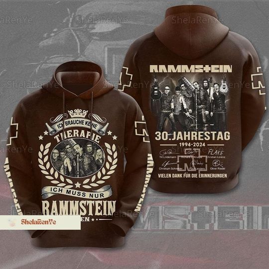 Discover Ramms 30th Anniversary Hoodie, Ramms Band 3D Hoodie