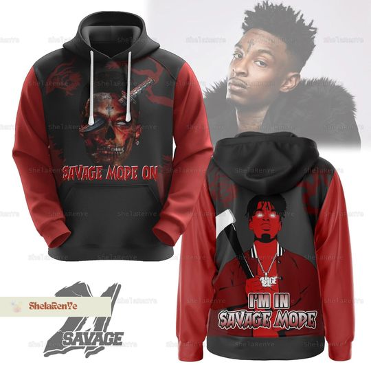 Discover 21 Savage Hoodie, 21 Savage Rapper 3D Hoodie