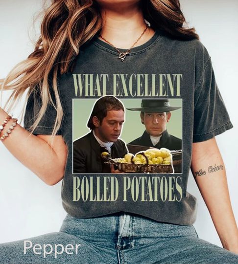 Discover Vintage Boiled Potatoes Funny Meme T Shirt