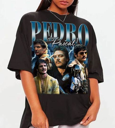 Vintage Pedro Pascal Shirt Retro 90s,Narco Pedro Pascal Fans T Shirt