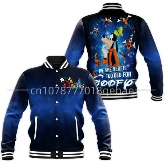 Discover Disney Goofy  Baseball Jacket