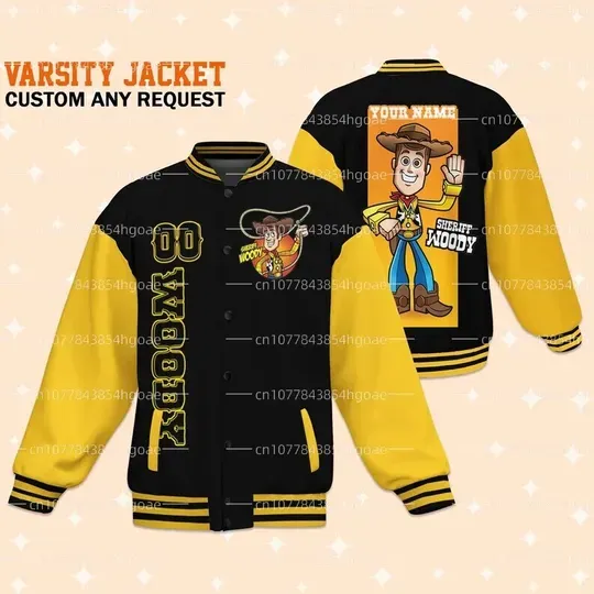 Toy Story woody Baseball Jacket Buzz Lightyear