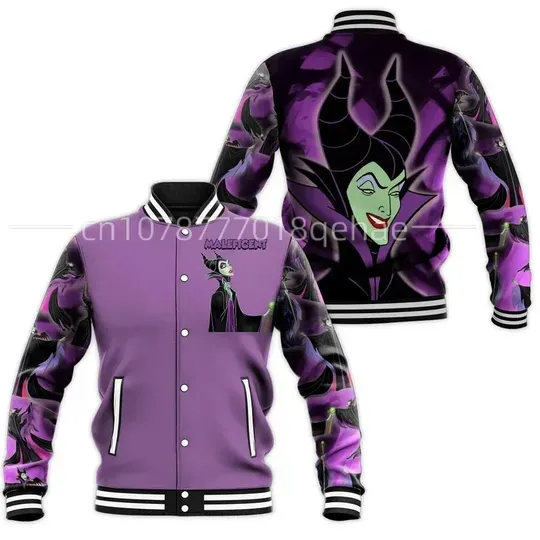 Disney Maleficent Baseball Jacket Disney Maleficent Casual