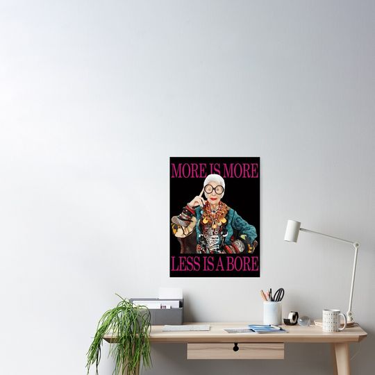 Discover Iris Apfel Fashionista Woman Poster