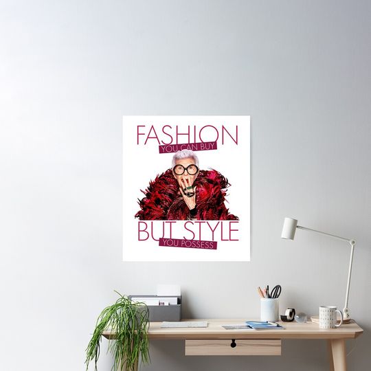 Discover IRIS APFEL fashionista Poster