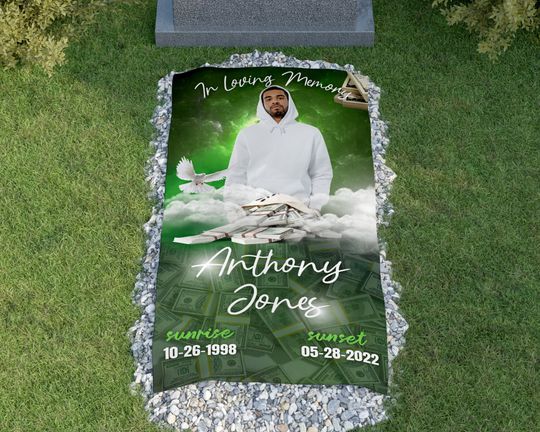 CANVA GRAVE BLANKET Template|No Mock Up