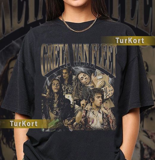 Greta Van 90s Shirt, Starcatcher World Tour 2024 Shirt, Rock Band