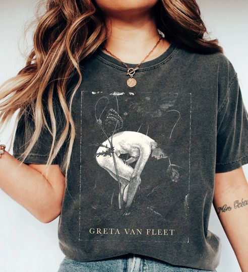 Discover 2024 Greta Van Fleet Tour T-Shirt, 90s Vintage Rock Band Greta Van Fleet Shirt