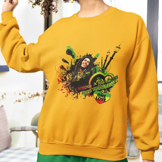 Bob Marley One Love Sweatshirt, Bob Marley Shirt, Reggae Shirt