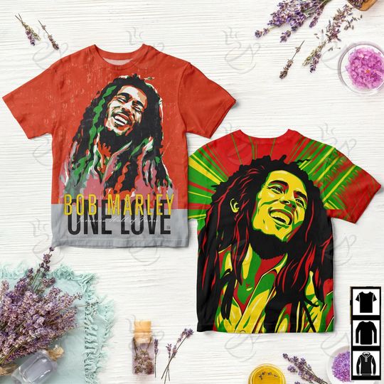Reggae Singer Bob Marley One Love T-Shirt