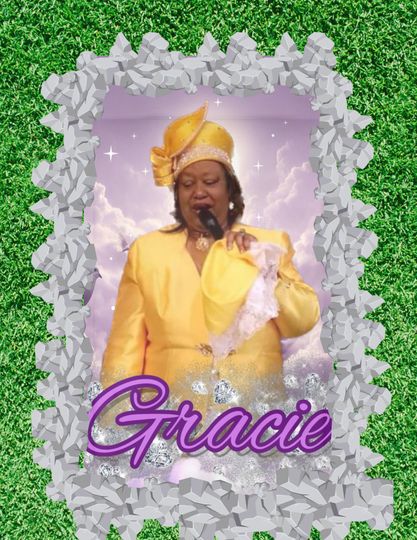 Custom made grave blanket