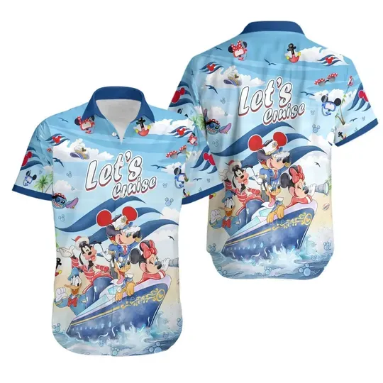 Mickey Mouse Bohemian Magic Castle Hawaiian Shirt