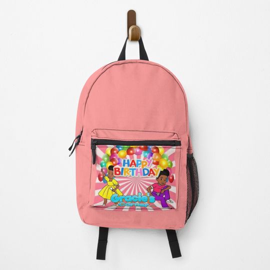 Gracies Corner Birthday Sticker Party Kids Shirt Backpack
