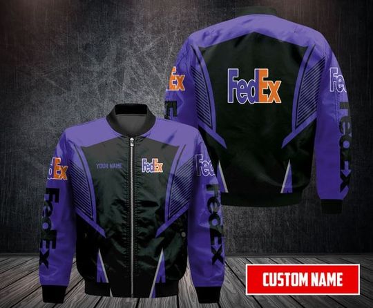 Personalized FedEx Bomber Jacket, FedEx Ground Jacket