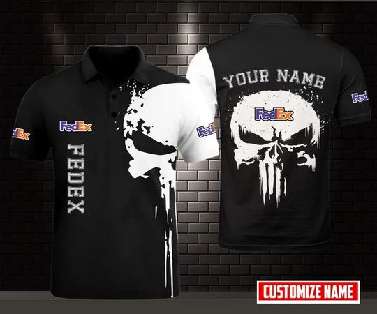 Discover Personalized FedEx Polo Shirt, FedEx Ground 3D Printed Polo Shirt