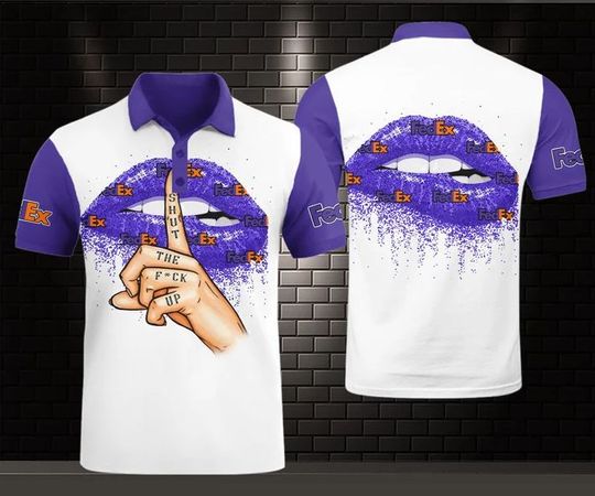 FedEx Polo Shirt, FedEx Ground 3D Printed Polo Shirt