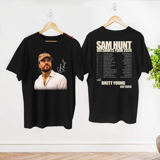 Discover 2024 Sam Hunt Outskirts Tour T-Shirt