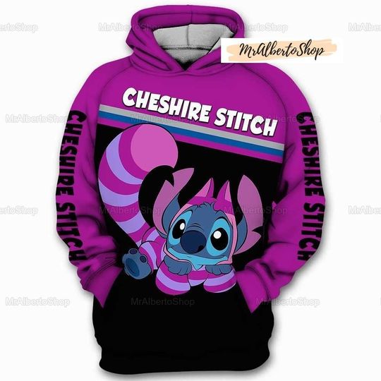 Cheshire Cat Hoodie, Disney Cat Hoodie, Cheshire Cat Hoodie