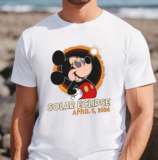 Discover Mickey Total Solar Eclipse Shirt, Disney Solar Eclipse T Shirt