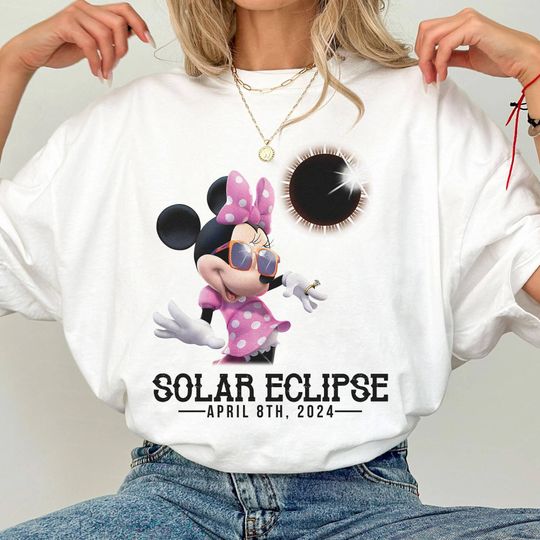 Minnie Mouse Solar Eclipse Shirt, Minnie Toodler Solar Eclipse T Shirt