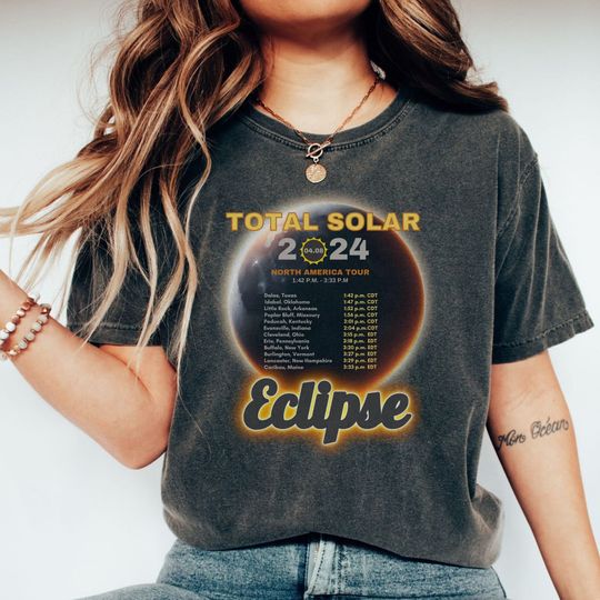 Discover Solar Eclipse 2024 Shirt, April 18 2024 T Shirt