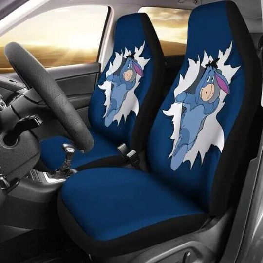 Disney Eeyore Donkey Cracking Winnie The Pooh Car Seat Covers