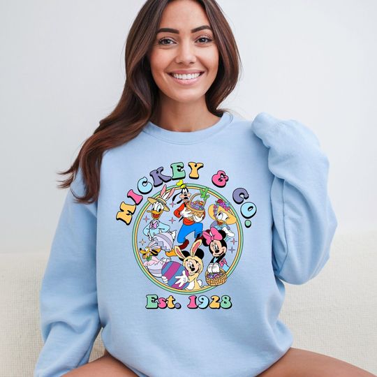 Disney Epcot Sweatshirt, Happiest Place On Earth, Easter Disney World Vacation