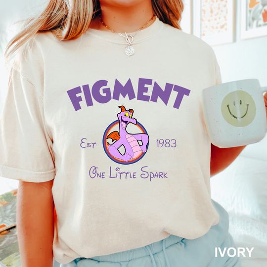 Disney Figment Shirt, Purple Dragon Shirt, Epcot Figment Shirt, Figment Est 1983