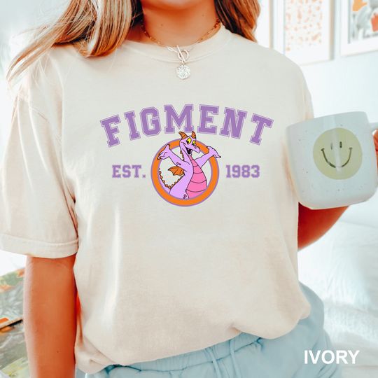 Disney Figment Shirt, Purple Dragon Shirt, Figment Est 1983 Shirt