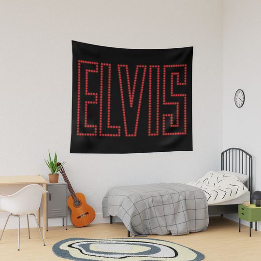 The King Of Rock Elvis Presley Tapestry, Elvis Presley Home Decor
