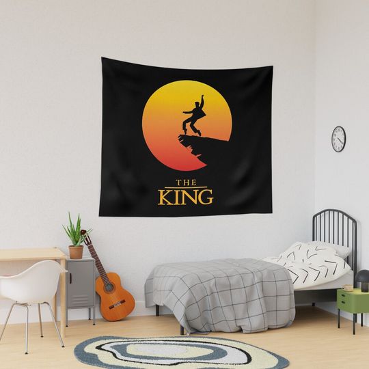 The King Of Rock Elvis Presley Tapestry, Elvis Presley Home Decor