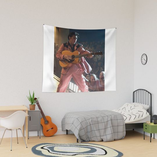 The King Of Rock Elvis Presley Tapestry, Elvis Presley Home Decor