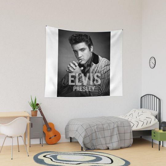 The King Of Rock Elvis Presley Tapestry, Elvis Presley Home Decor