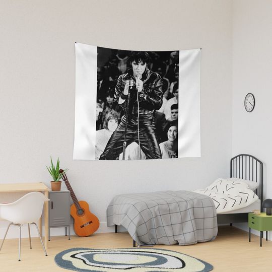 The King Of Rock Elvis Presley Tapestry, Elvis Presley Home Decor