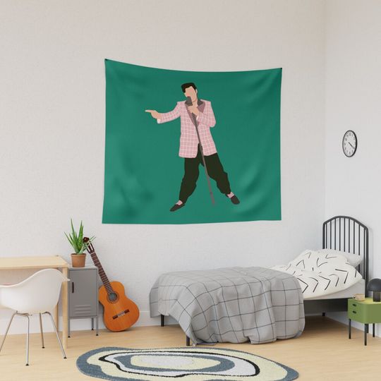 The King Of Rock Elvis Presley Tapestry, Elvis Presley Home Decor