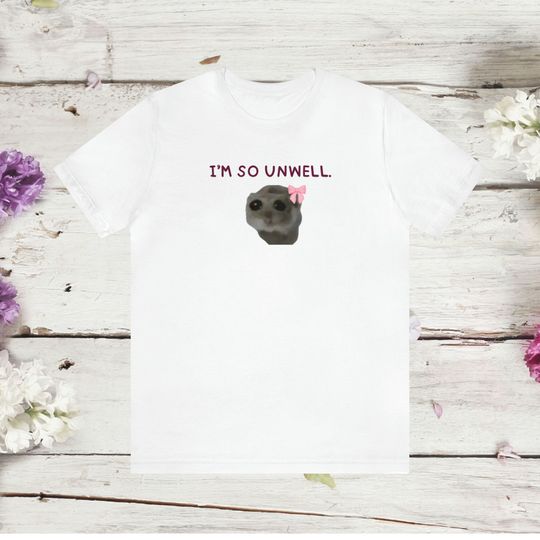 Discover Sad Hamster Meme Shirt, Funny Trend T-Shirt