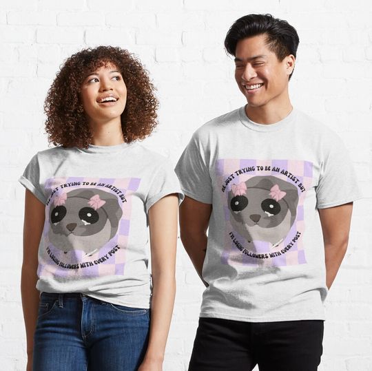 Discover Sad Hamster Meme Shirt, Funny Trend T-Shirt